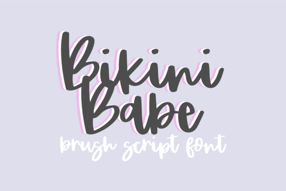 Bikini Babe: The Whimsical Brush Font for Bold Brand Identity