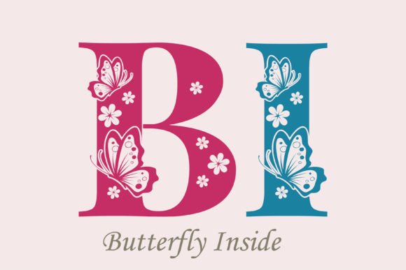 Butterfly Inside: An Elegant Decorative Font for Digital Branding
