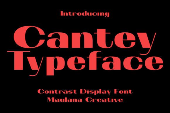 Cantey: The Wide Sans Display Font for Modern Digital Brands