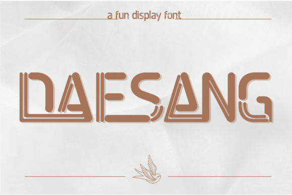 Daesang Space: The Futuristic Typeface for Bold Campaigns