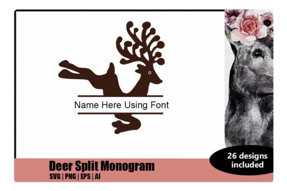 Deer Split Monogram: A Premium Display Font for Modern Digital Brands