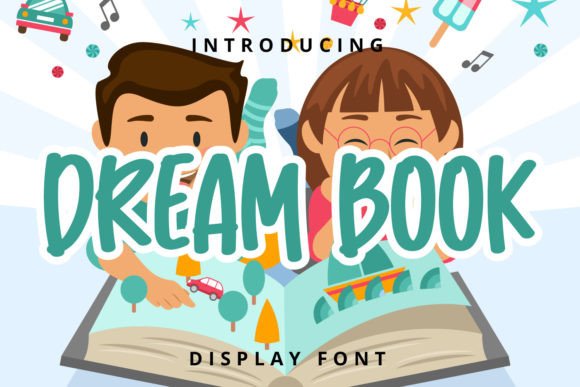 Dream Book: The Playful Display Font for Authentic Branding