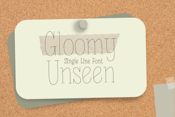 Gloomy Unseen: A Neat Script Handwritten Font for Modern Web Design