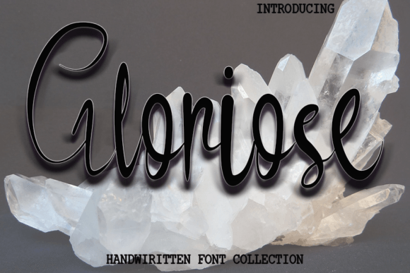 Gloriose Font: A Handwritten Brush Typeface for Creative Makers