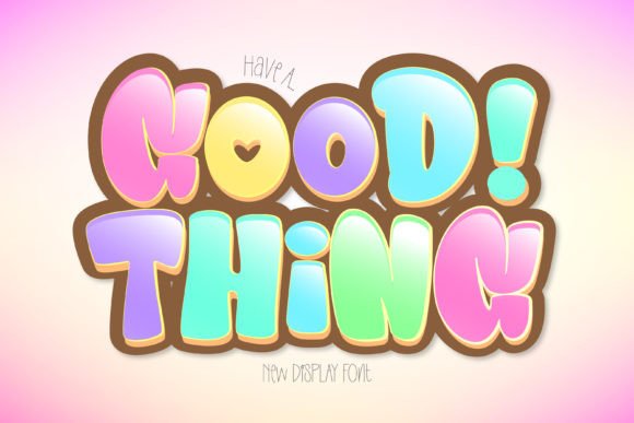 Good Thing: The Perfect Display Font for Editorial Design
