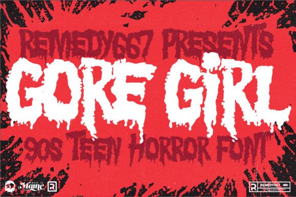 Gore Girl: The Ultimate Display Font for Horror Editorial Design