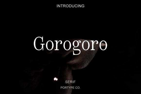 Gorogoro: A Playful Serif Font for Modern Web Design