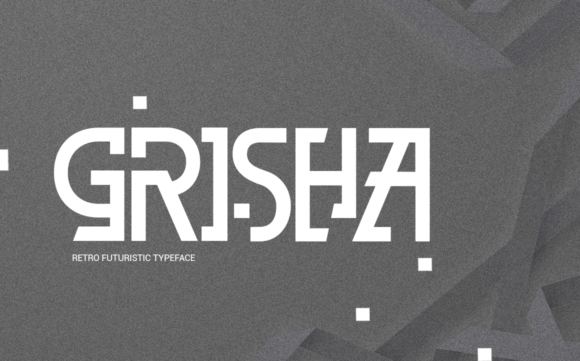 Grisha: A Retro-Modern Futuristic Font for Bold Branding