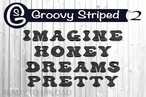 Groovy Striped: The Retro Display Font for Modern Web Design