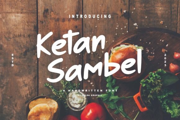 Ketan Sambel: A Playful Display Font for Modern Editorial Design