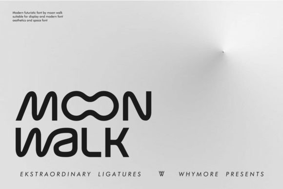 Moon Walk Typeface: Elegant Minimalist Fonts for Modern Handmade Brands