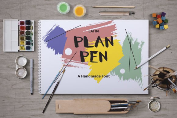 Plan Pen: A Whimsical Display Font for Creative Makers