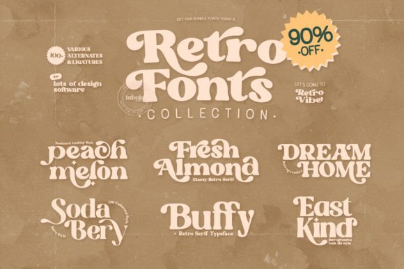 Retro Fonts Collection: A Premium Serif Review