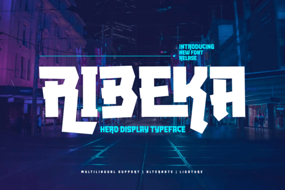 Ribeka: The Bold Display Typeface for High-Impact Marketing