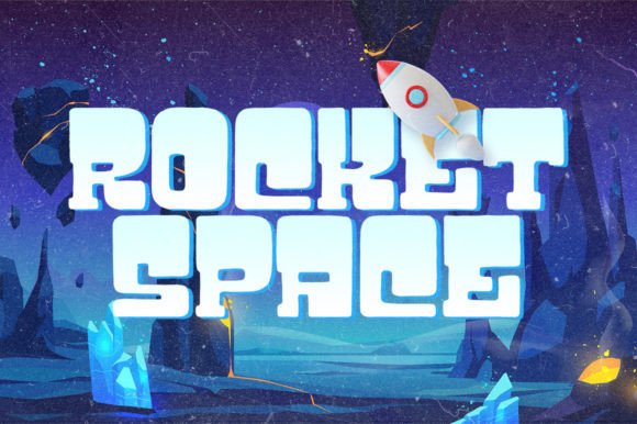 Rocket Space: A Playful Display Font for Editorial Design