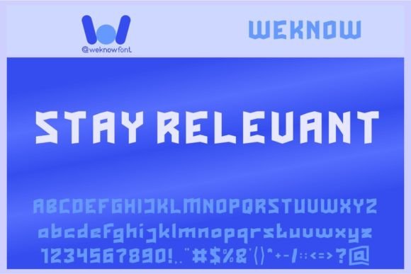Stay Relevant: The Ultimate Display Font for Modern Branding