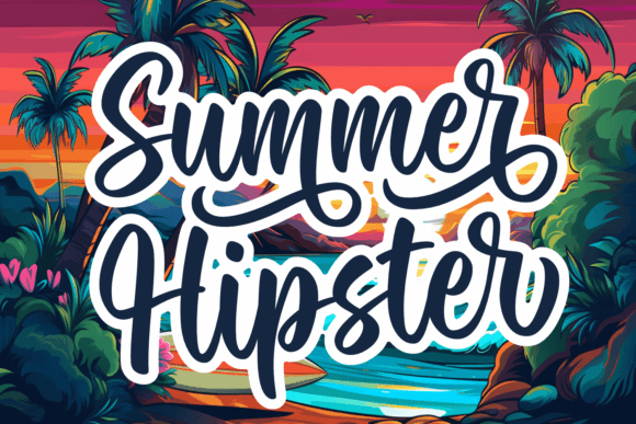 Summer Hipster: The Happy Handwritten Font for Scroll-Stopping Social Graphics