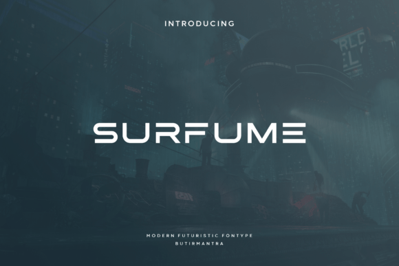 Surfume: A Futuristic Sans Serif Font for Modern Brand Identity