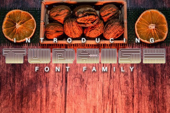 Turkish: A Futuristic Display Font for Bold Designs