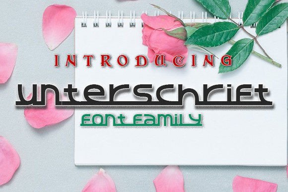 Unterschrift: A Stylish Display Font for Modern Web Design
