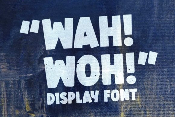 Wah Woh: The Heavy Display Font for Bold Web Experiences
