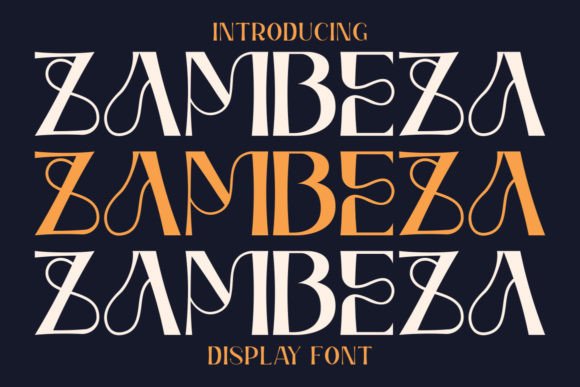 Zambeza: The Modern Display Typeface for Scroll-Stopping Visuals