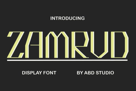 Zamrud: The Minimalist Display Font for Scroll-Stopping Campaigns